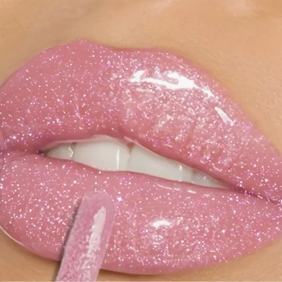 Pink Glitter Lip Gloss - Picture 3 of 7
